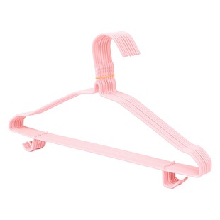 Metal clothes hanger wet and dry clothes support adult clothes hanger lengthened thickened non-slip clothes hanger