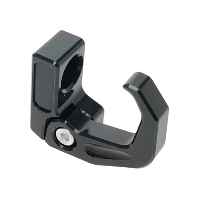 M6 Universal Front-Mounted Electric Vehicle Helmet Hook Cnc Folding Hook Storage Hook Motorcycle Accessories (Motosiklet ləvazimatları və aksesuarları) - black