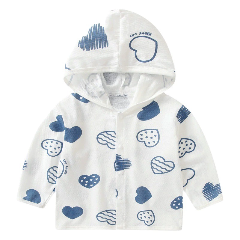 Детская Солнцезащитная одежда Хлопковая одежда Пальто Тонкая детская Солнцезащитная рубашка Сетчатая рубашка для кондиционирования воздуха для мальчиков и девочек