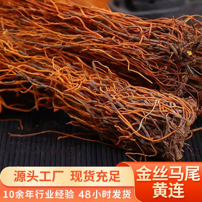 厂家直供金丝马尾黄连草黄莲唐松草中药材无硫马尾莲现货批发药用