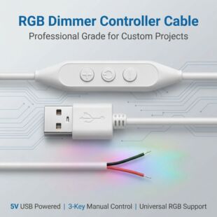 ���R�d�¿�RGB�Շ���usb�޺��5-12V dimming switch wire�{����