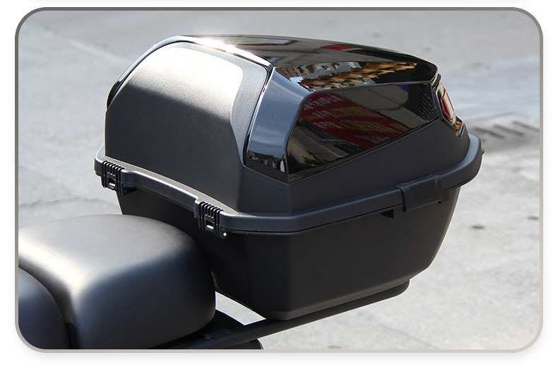 Universal Electric Vehicle Trunk, Waterproof Large-Capacity Storage Box for Electric Bikes and Motorcycles