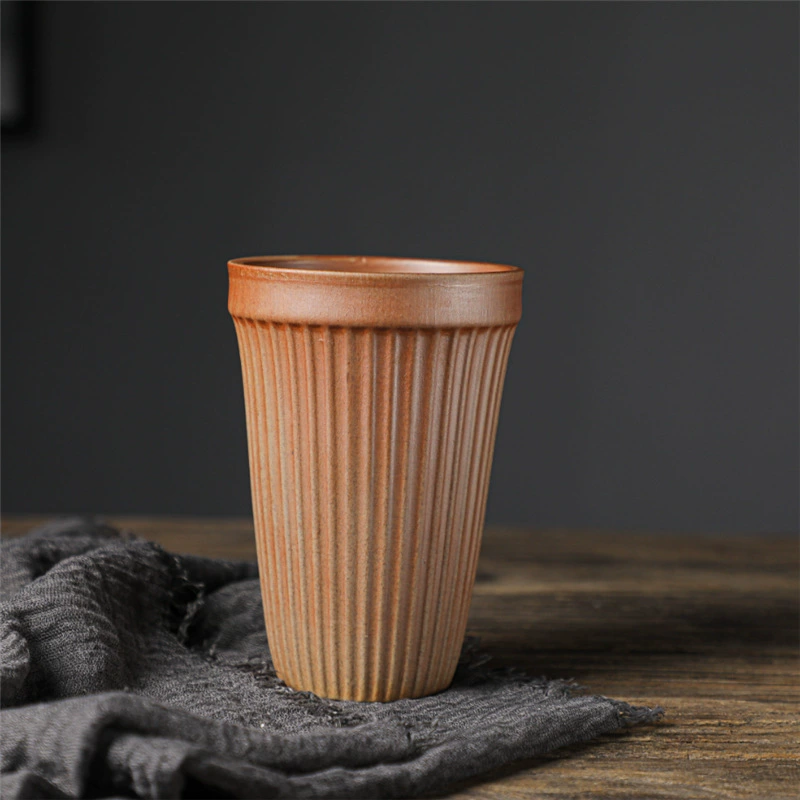 Alien ceramic cup high -value coffee cup retro Mark cup cross -border supply irregular cup rough pottery cup