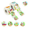 Fragrance roll tube stickers a variety of patterns desserts fragrance stickers children's reward fragrance label stickers rubbing fragrance stickers