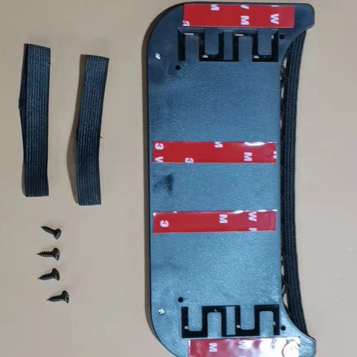 Nuevo transfronterizo 260 * 120MM puerta de automóvil respaldo cubierta de pantalla solar bolsa de almacenamiento de teléfonos móviles tipo de red adhesiva