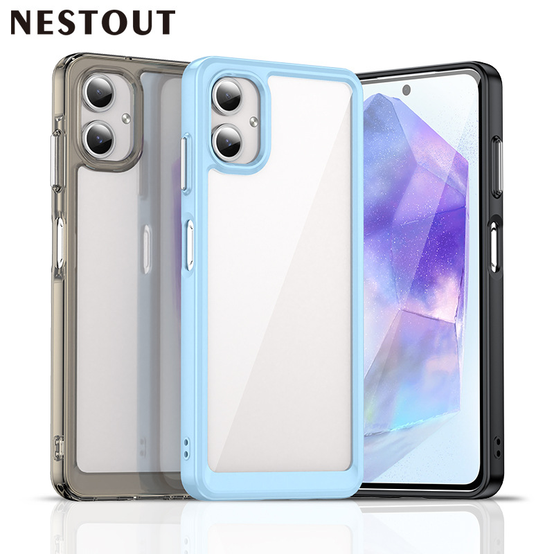 适用三星Galaxy A06手机壳 三星A06炫彩软边原机质感TPU手机壳