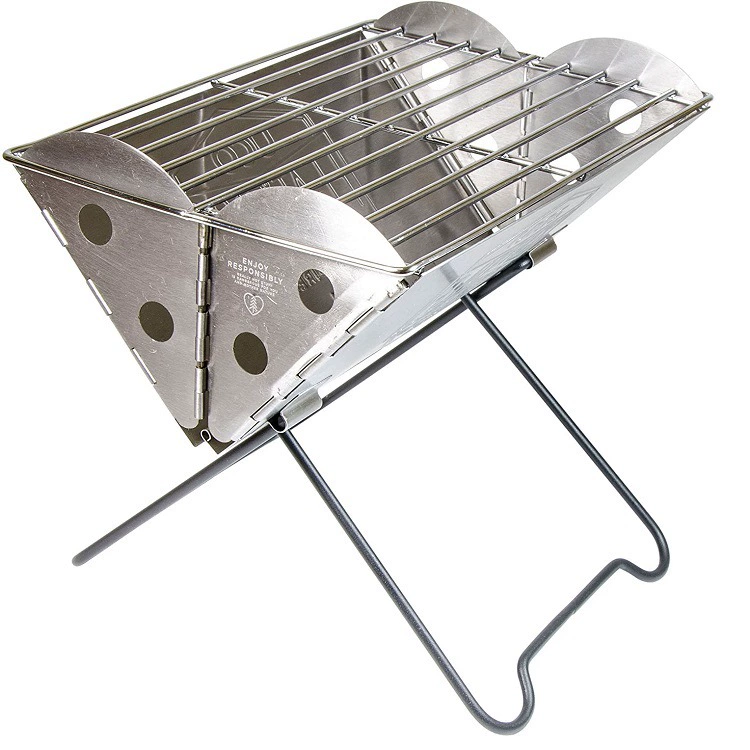 Открытый портативный барбекю Гриль Открытый барбекю гриль складной угольный гриль Flatpack портативный