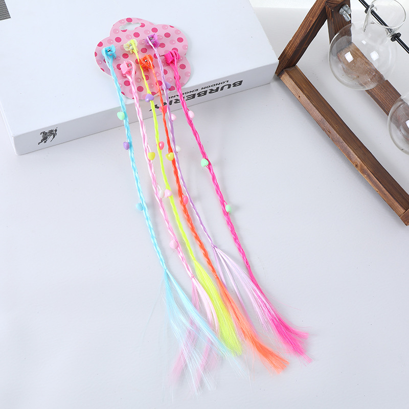 Kid's Princess Cute Pentagram Heart Shape Bow Knot Artificial Chemical Fiber Resin Hair Claws display picture 8
