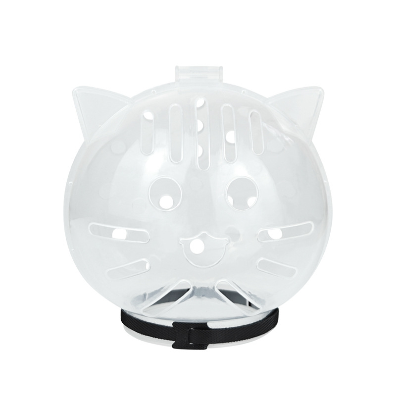 Casco anti-mordura de mascotas para perros y gatos, cubierta de cabeza espacial, corte de uñas, lucha anti-arrafado anti-lamida, Elizabeth Círculo, cubierta de cabeza