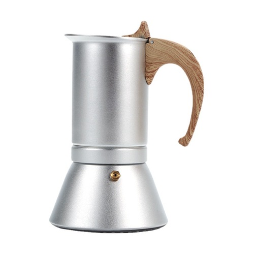 Italian household extraction moka pot aluminum coffee machine covered bottom coffee pot induction cooker heating souvenir