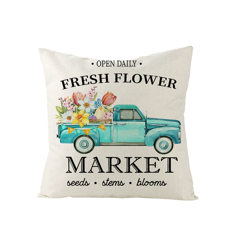 Грузовик, подушка, наволочка, sofa for bed, аромат flowers
