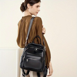 Q 96032 Genuine Leather Backpack Ůʿ�p��� �W���羳���R�d��