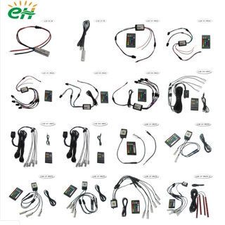 定做导光光纤灯头小光源器七彩RGB可变色氛围LED12vUSB5v聚光灯