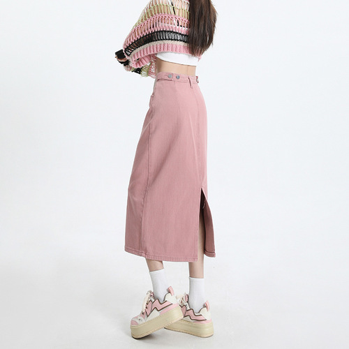 Women's Summer New Shorty A-line Midi Skirt with Fringe and Waist Adjustment, True to Size