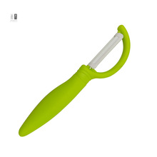 不銹鋼綠色削皮器 家用瓜刨 刨片去皮削皮刀 瓜果削皮器廚房工具