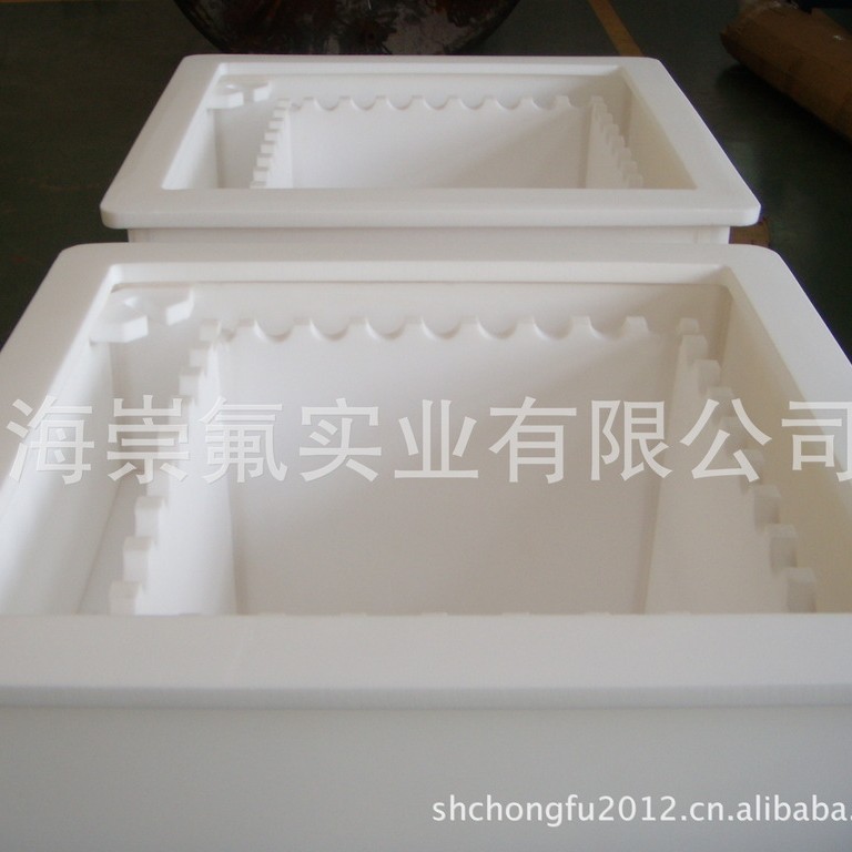 四氟焊接 特氟龙提篮 四氟加工无泄漏耐酸碱铁氟龙槽 清洗槽