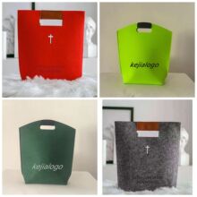 毛毡布包磁铁扣毛毡包购物袋无纺布毛毡伴手礼毛毡旅行购物袋批发