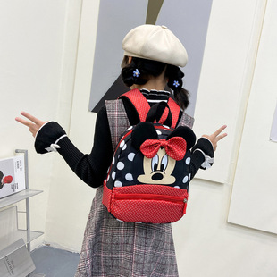 Cute Cartoon Schoolbag Kindergarten Small Class Backpack Korean 1-3 Years Old 5 Children's Bag Boys and Girls Baby Backpack