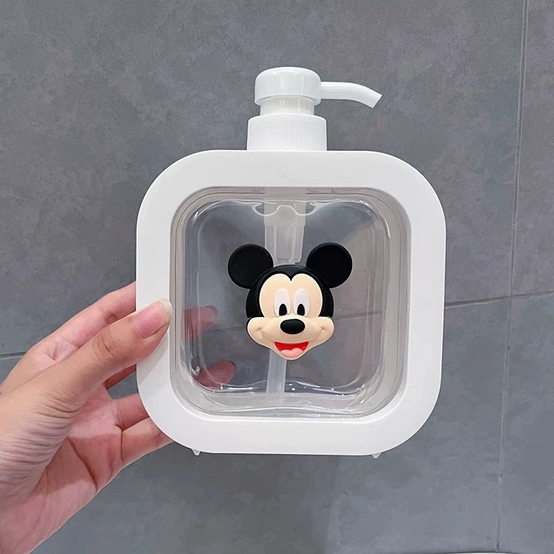 Cartoon capacious bottle, hand sanitizer, shower gel, shampoo, hard cover