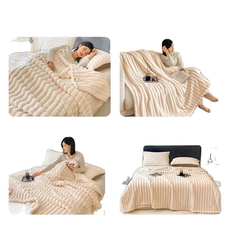 Warm flannel duvet, fleece sheet