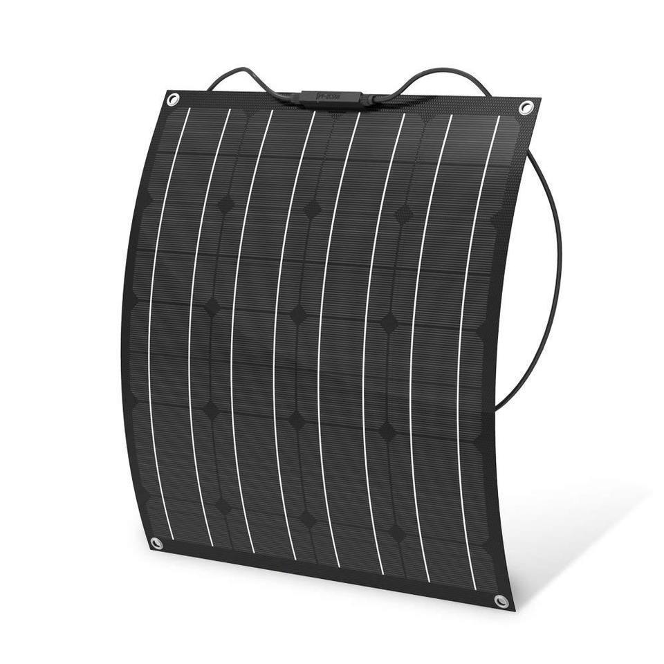 Panel solar flexible monocristalino de silicio de 100W/200W/300W, panel solar, panel de carga de células solares