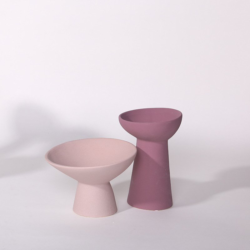 INS moderno minimalista jarrón de cerámica decoración del hogar flor seca arreglo floral decoración salón comedor Mesa decoración floral