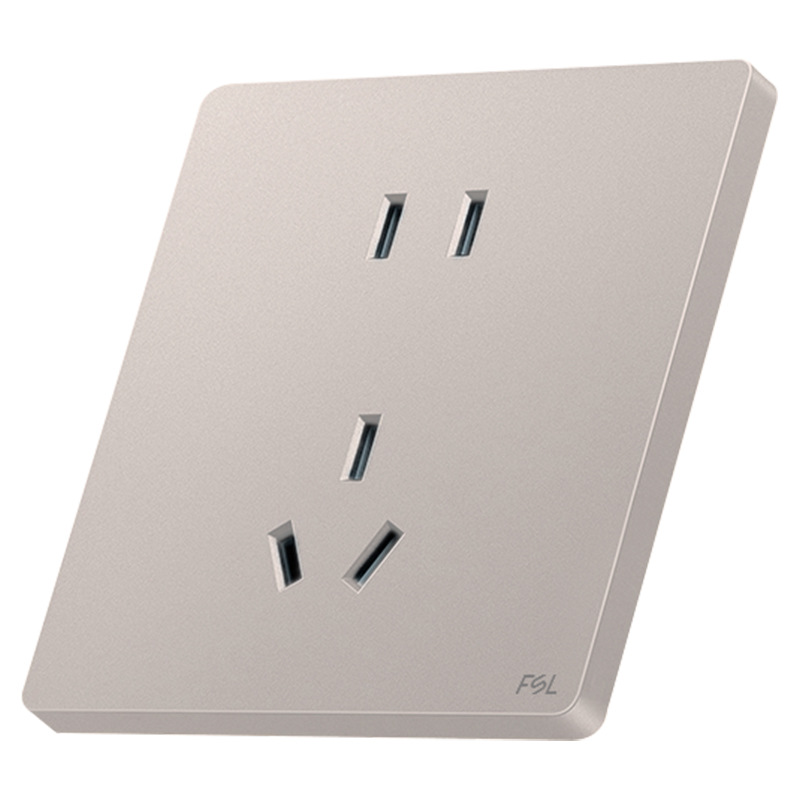 Interruptor y Tomacorriente de Pared Ultrafino 16A Tipo 86 de 1 Interruptor y 5 Tomas image 6