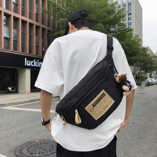 Women's Bag Fashion Trendy Cool Crossbody Bag Men's Backpack Niche Sports Casual Bag Shoulder Bag Distinctive Japanese Style Chest Bag