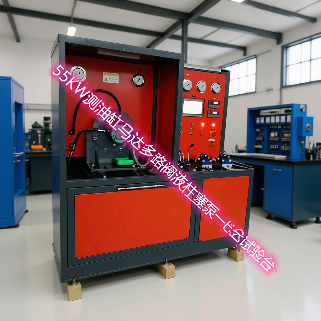 多用途测压力排量30 55KW功率液压马达双联泵PCV比例阀油缸实验台