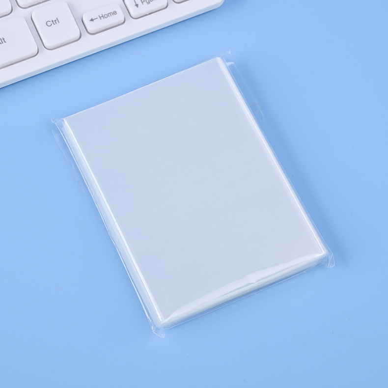 Gu Mei Gu Zi Ba Hao CPP bolsa autoadhesiva bolsa ziplock insignia redonda cuadrada Ba Hao bolsa tarjeta cubierta protectora de película 20 hilos