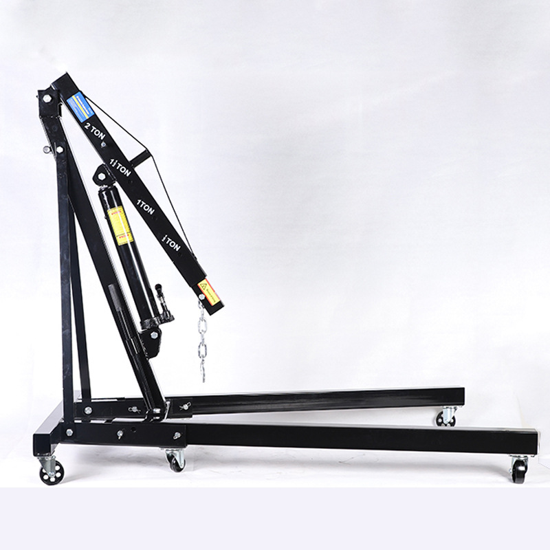 厂家直供折叠吊机液压汽车发动机吊架引擎起重吊机2吨发动机吊机