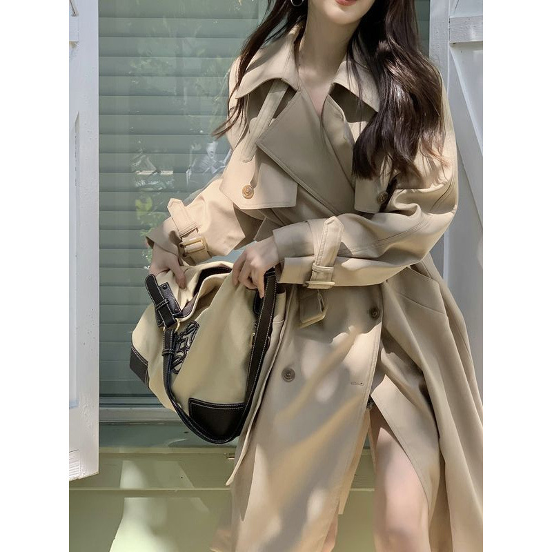风衣外套女2025年秋季新款流行中长款小个子英伦风高级感春秋大衣|undefined