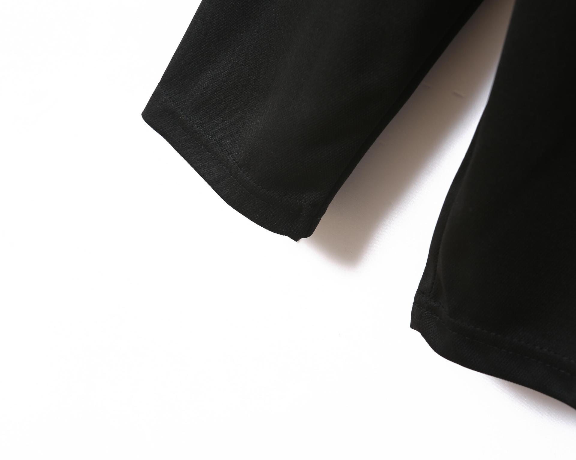 Polo sportivo da uomo con collo a zip per stile autunnale_voghion.com