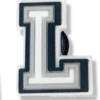 Black and white letter L