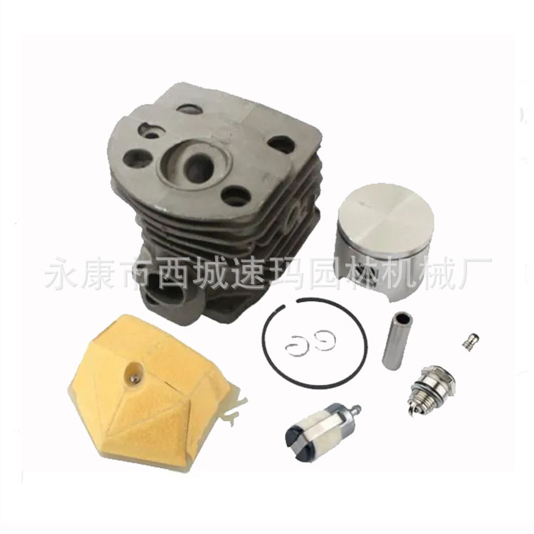 Kit de cilindro y pistón de 46 mm para motosierra 55 51 Husqvarna