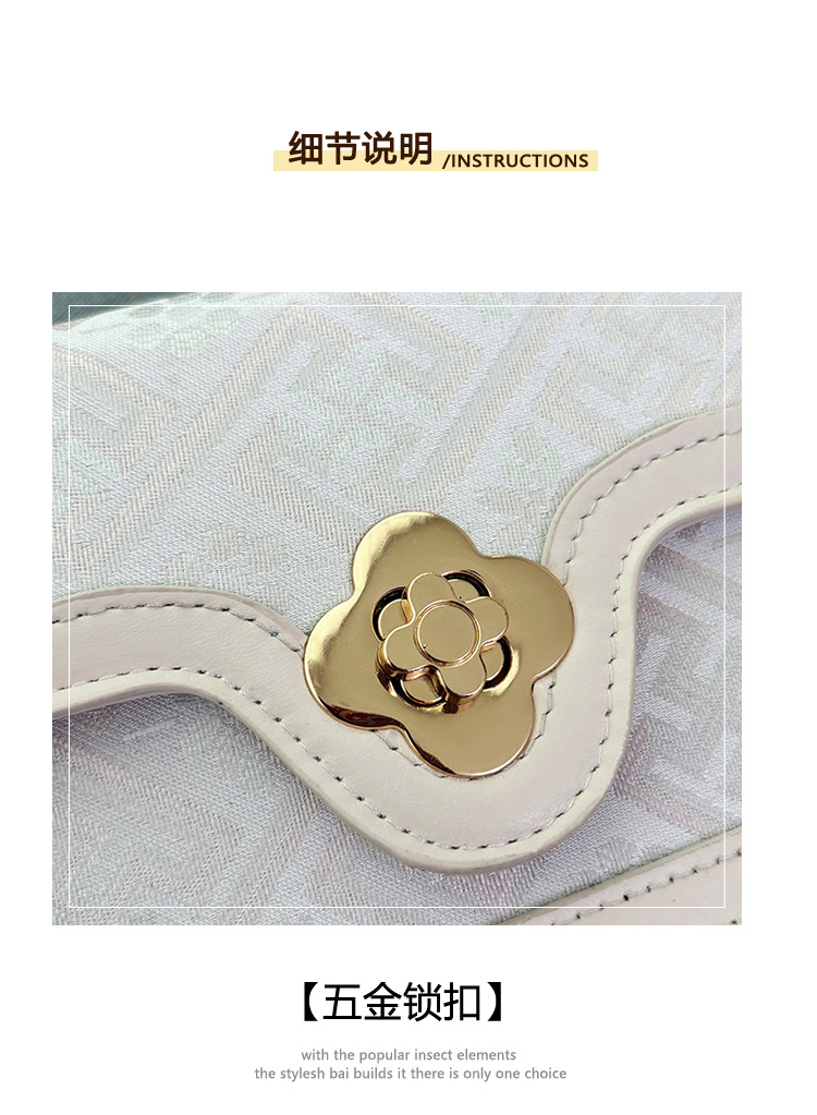 Korean style fresh 2025 Spring/Summer trendy and fashionable crossbody handbag for women, single-shoulder light luxury chanel-style bag undefined