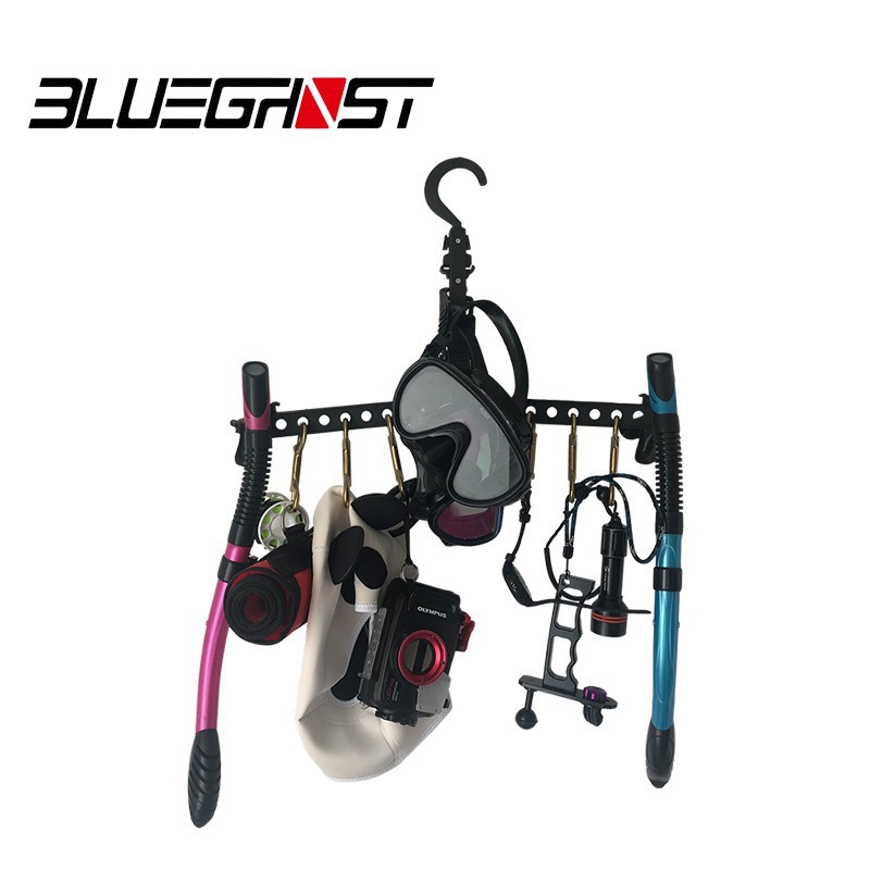 Blueghost Diving Foldableing Clothes Hanger Portable Boat Diving Rack Scuba Diving Equipment Accessories Storage Rack
