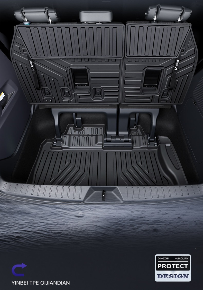 Suitable for 2027 Toyota Sienna/Grevia trunk mat TPE car accessories complete set modification parts 26