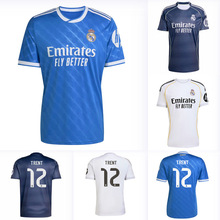 跨境25/26皇家马德里泰版球衣姆巴佩个性号码客场二客足球服代发