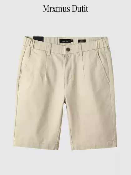 Men's Elastic Waist Shorts 2025 Summer New Straight Leg Thin American Minimalist Casual Sports Shorts