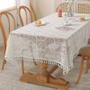 American retro hollow table cloth cotton thread hook needle lace TV cabinet shoe cabinet cabinet dust -proof tissue cloth wholesale