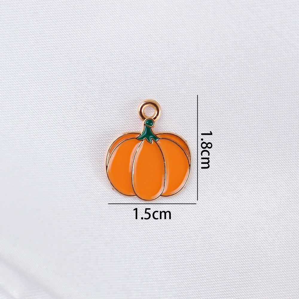 Colgante de frutas de aleación con gota de aceite, DIY pulseras y pendientes