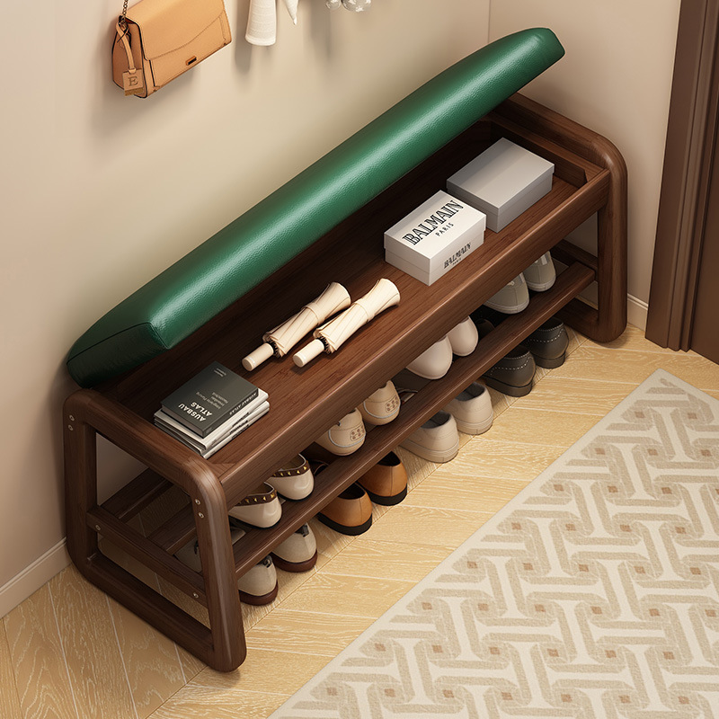 Taburete para cambiador de zapatos, estante para alquilar, puerta para el hogar simple, estante para zapatos, dispositivo de almacenamiento económico de varias capas, taburete pequeño para dormitorio