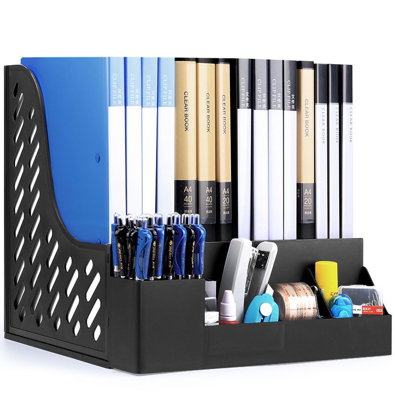 Storage Shelf File Box File Storage Rack Ins File Basket True Color Data Dormitory File Storage Box Desktop