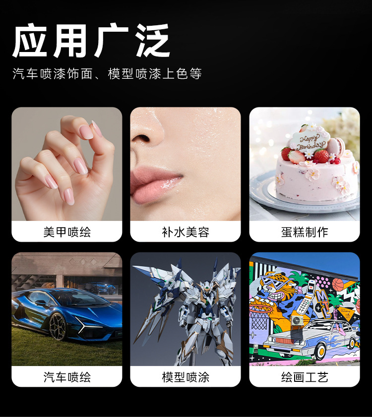Oil-Free Air Compressor Ag-426 Dental Mini Tattoo Spray Painting Woodworking Spray Paint Low-Noise Air Pump Cross-Border Export