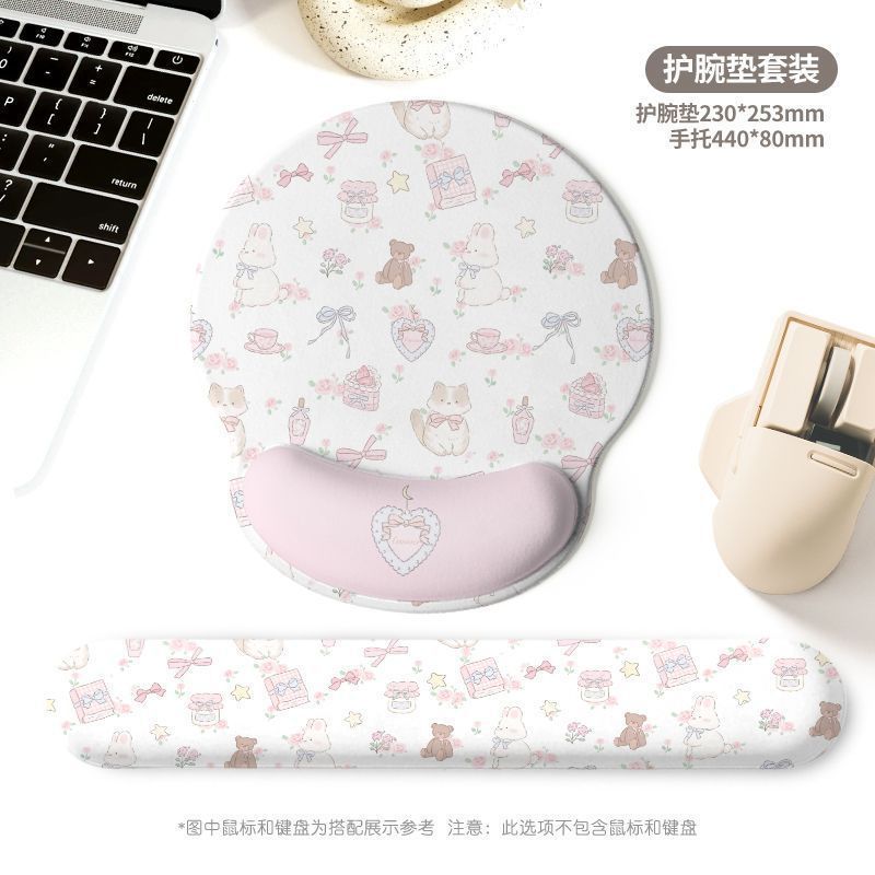 原创可爱护腕鼠标垫女生家用加厚手腕垫子笔记本电脑办公键盘手托|undefined