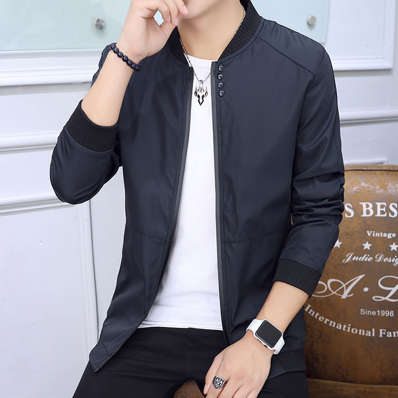 Factory direct supply of men's Korean style jackets spring and autumn new youth baseball uniforms casual versatile tops jackets wholesale_voghion.com