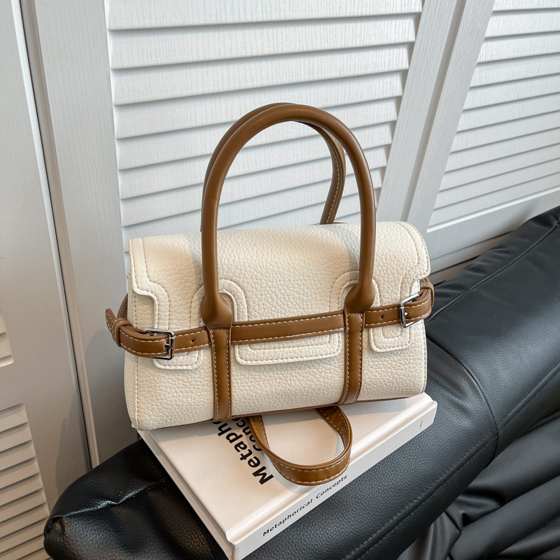 Bolso de mano transfronterizo de mujer 2025 nuevo nicho de invierno de alta calidad bolso de mujer de viaje retro mochila de hombro