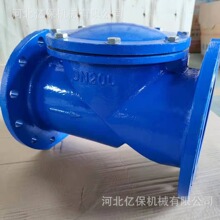 橡胶瓣止回阀h44x旋启式单向阀逆止防回流铸铁法兰橡胶板止回阀