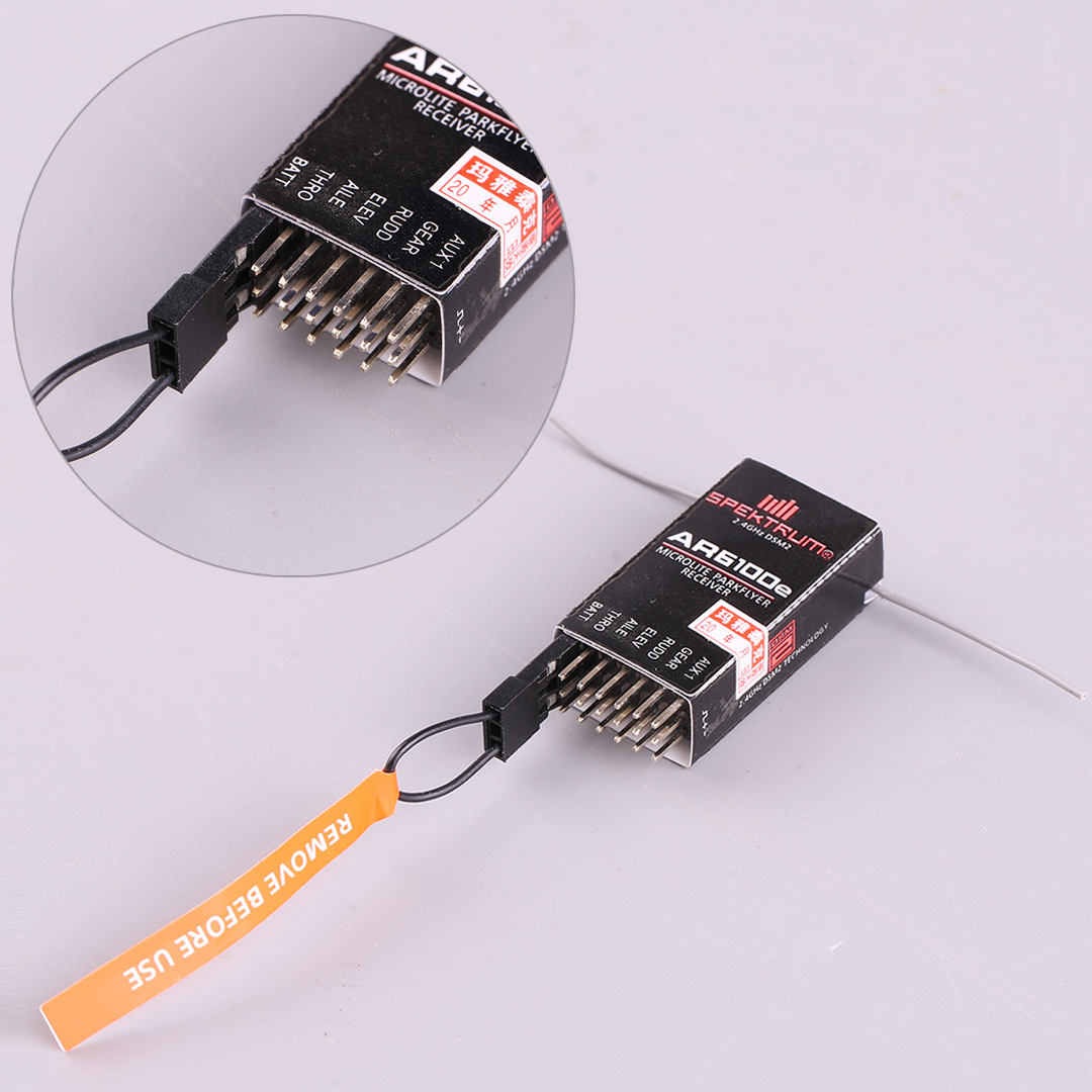 SPEKTRUM AR6100e/DSM2 receptor/JR 2.4G receptor dron FPV mini 6 canales